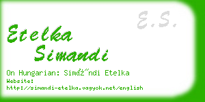 etelka simandi business card